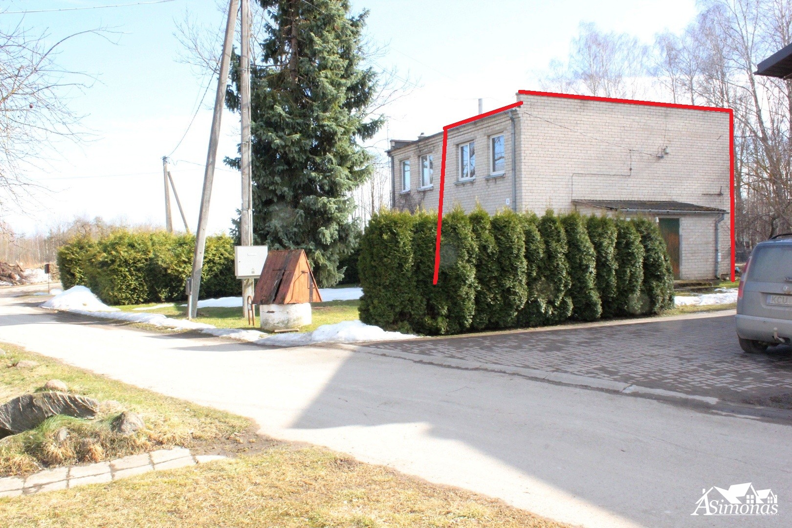 Puse namo/Kotedžas prie tvenkinio, Perekšlių k.